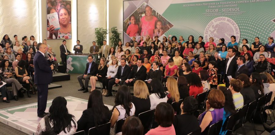 SEGOB, SEDESOL y LICONSA contra violencia de género