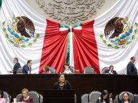 Karina Barón exhorta cumplimiento de indemnización a indígenas chinantecos