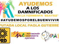 Inicia MNE campaña de ayuda a damnificados, informa Paola Gutiérrez