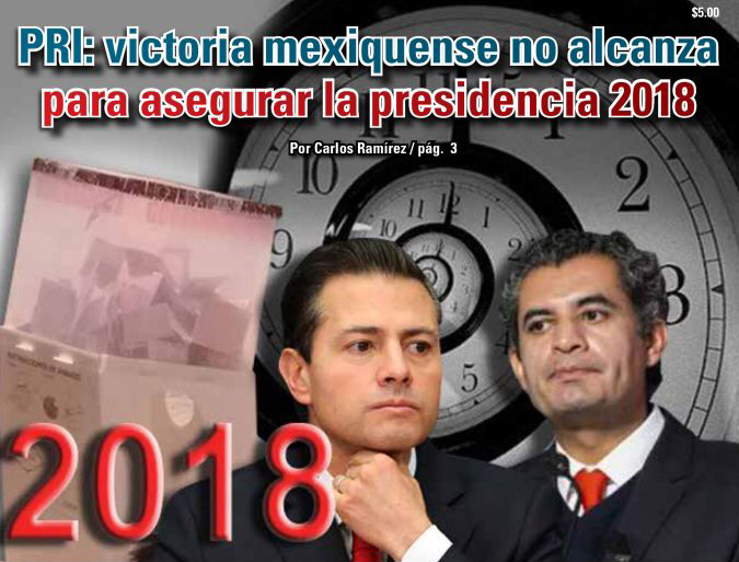 PRI: victoria mexiquense no alcanza para asegurar la presidencia 2018: Carlos Ramírez