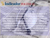 Falta menos de un año y…: Carlos Ramírez