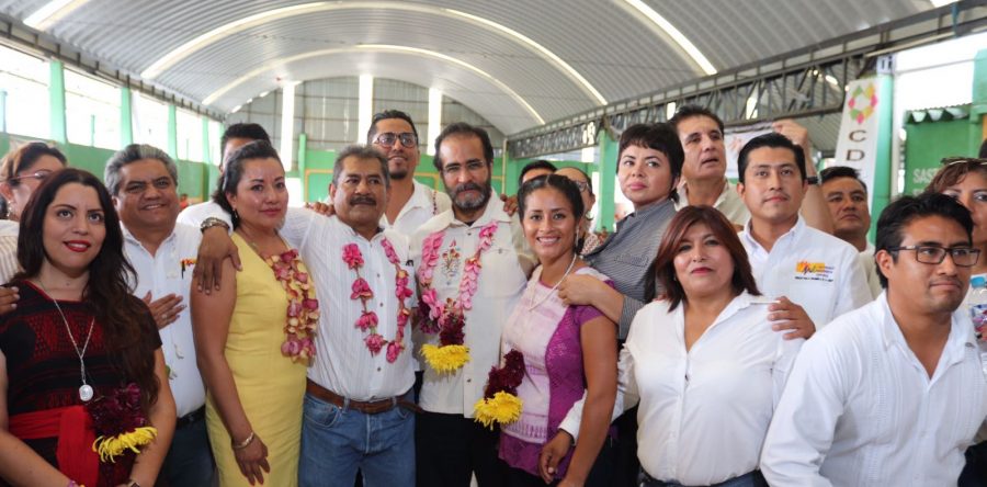 Concluye René Bejarano instalación de comités distritales del MNE en Oaxaca