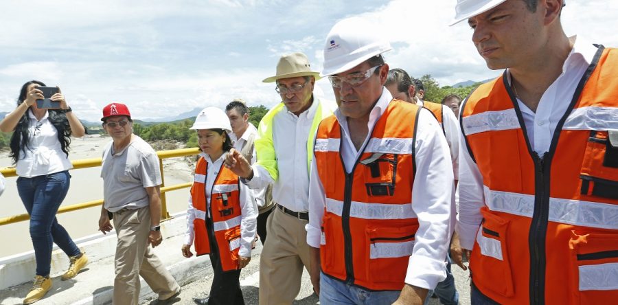 Evalúan AMH y Miranda Nava avances en zonas afectadas por “Beatriz” y “Calvin”