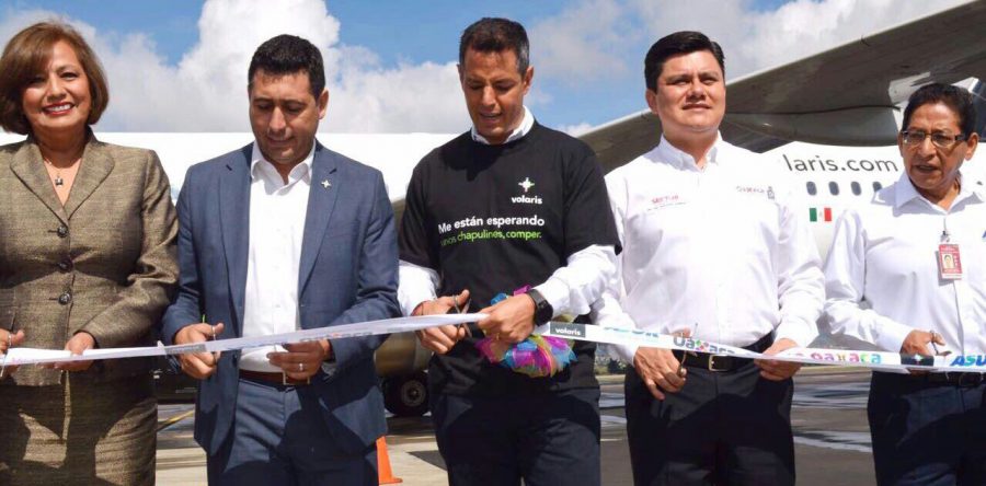 Gobierno del Estado inaugura vuelo Oaxaca-Los Ángeles