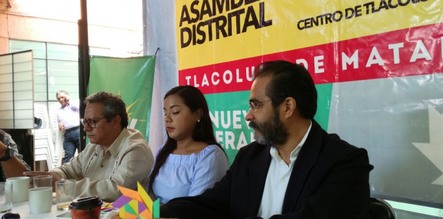 Recorre nuevamente René Bejarano la entidad con su Movimiento Nacional por la Esperanza.