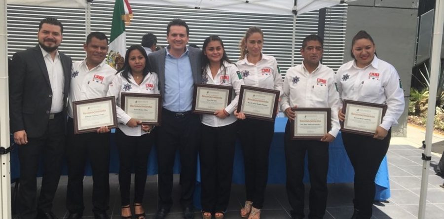 Entrega Seproban reconocimiento por acciones de seguridad a los tres niveles de gobierno