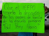 Exige Escuela Primaria ‘Paul Percy Harris’ solución a demandas