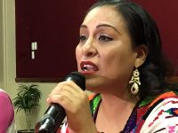 Que aborde el tema de feminicidios con “responsabilidad”. Karina Barón exige mejores resultados a la Secretaria de la SMO