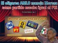 El oligarca AMLO maneja Morena como partido escoba igual al PRI: Carlos Ramírez