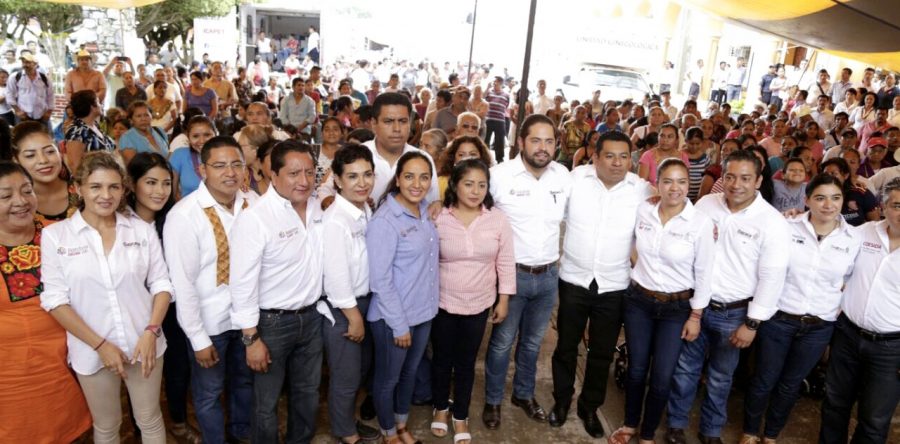DIF Estatal presente en la gira de trabajo “Juntos”, en el Istmo