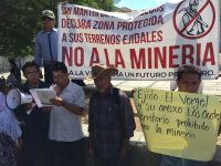 Piden la salida del proyecto minero San José.