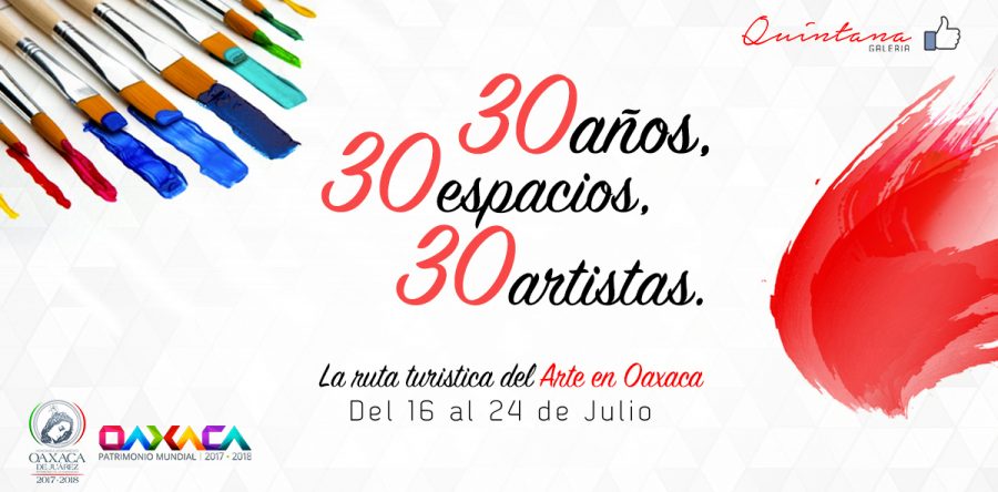 Invade Oaxaca proyecto 30-30-30  “La Ruta Turística del Arte”
