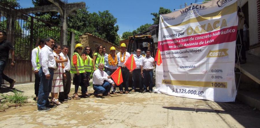 Gestiona Horacio Antonio obras de infraestructura para la Costa.