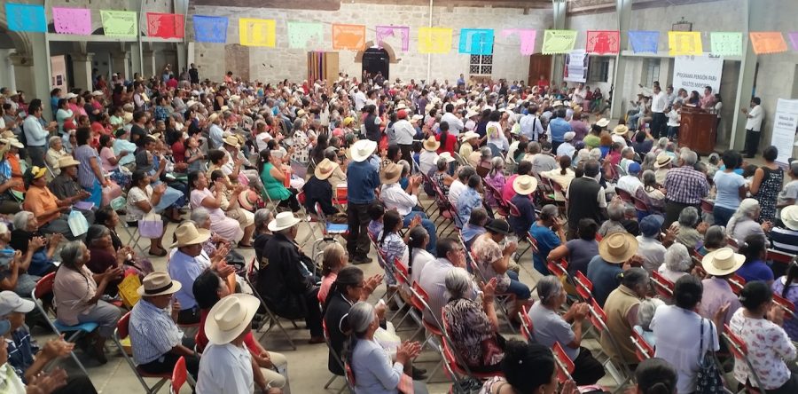 Inicia Sedesol Oaxaca pago del Cuarto Bimestre  del Programa Pensión para Adultos Mayores