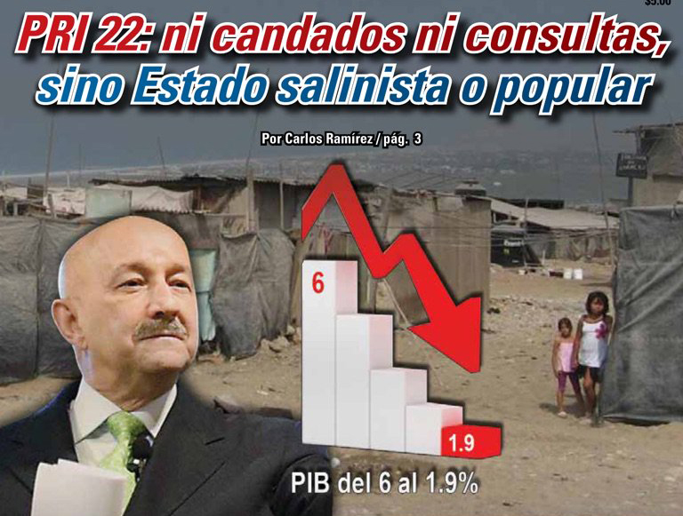 PRI 22: ni candados ni consultas, sino Estado salinista o popular:  Carlos Ramírez
