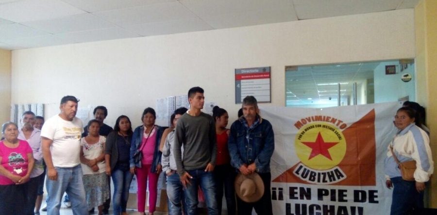 Protesta LUBHIZA en Ciudad Judicial