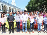 Abona Diputada Mariana Benítez al embellecimiento de Ejutla de Crespo