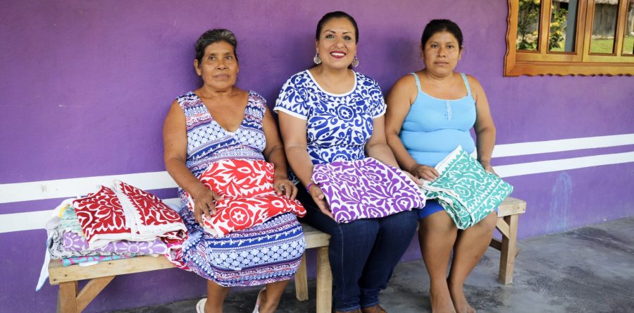 Karina Barón arranca construcción de cancha techada en La Isla del Viejo Soyaltepec