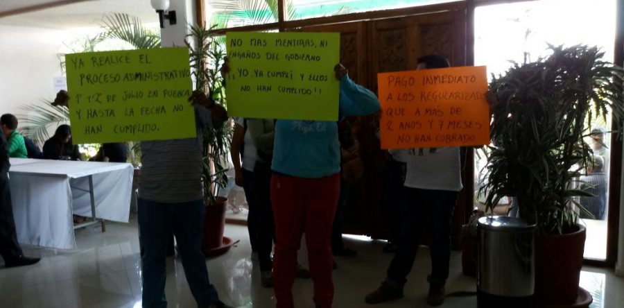 Provoca asignación de 294 plazas docentes manifestación de Sección 22