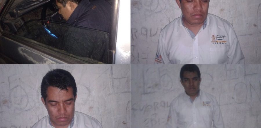 Trabajador de la FGJO intenta robar camioneta en Tlaxiaco.