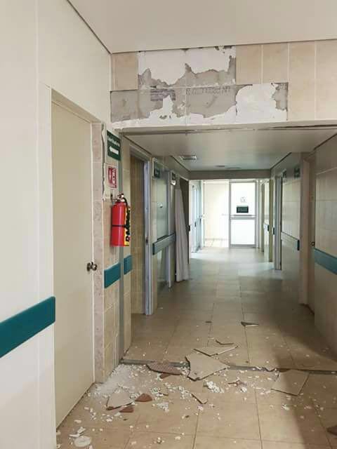 Denuncian a la SSO por no atender afectaciones del hospital en Huajuapan