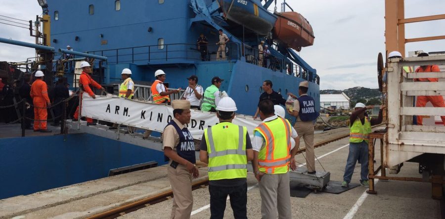 Arriba Buque “Zapoteco” con 112 toneladas de víveres en Salina Cruz