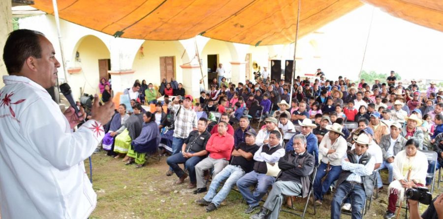 Sergio López desde la mixteca convoca a la defensa del presupuesto federal