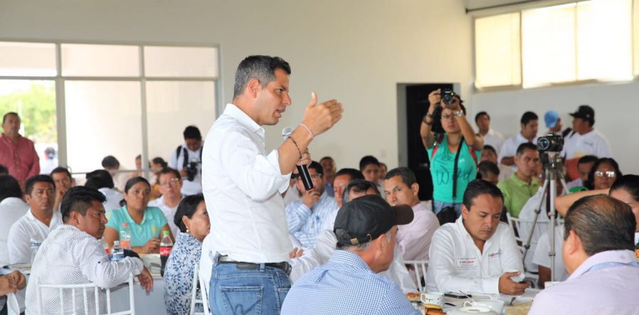 Encabeza AMH reunión con presidentes municipales de los 41 municipios afectados por el sismo