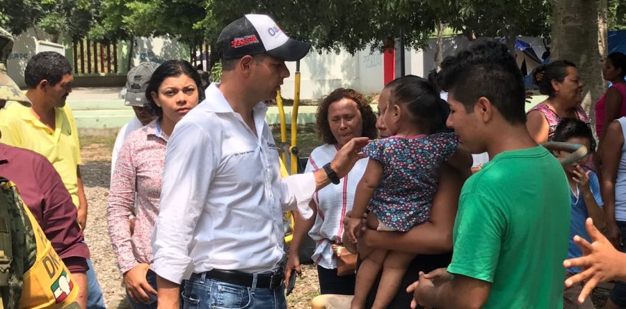 Brinda su respaldo AMH a familias de Ciudad Ixtepec por sismo de 6.1 grados