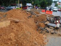 Atienden Protección Civil Municipal y SAPAO socavones originados por las lluvias