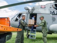 Brindan Fuerzas Armadas y Gobierno ayuda a Chicapa de Castro