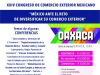 Inicia Congreso de Comercio Exterior Mexicano.