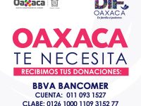 Gobierno del Estado de Oaxaca habilita cuenta para apoyar a los afectados por el sismo