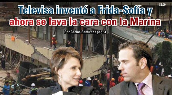 Televisa, inventó a Frida-Sofía y ahora se lava la cara con la Marina: Carlos Ramírez