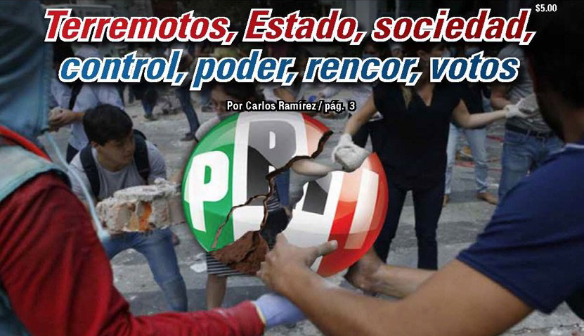 Terremotos, Estado, sociedad, control, poder, rencor, votos: Carlos Ramírez