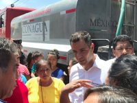 Supervisan AMH y Secretario de Transportes apoyos en favor de familias istmeñas