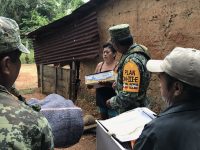 Personal de Liconsa apoya en censo de viviendas afectadas por sismo en Oaxaca