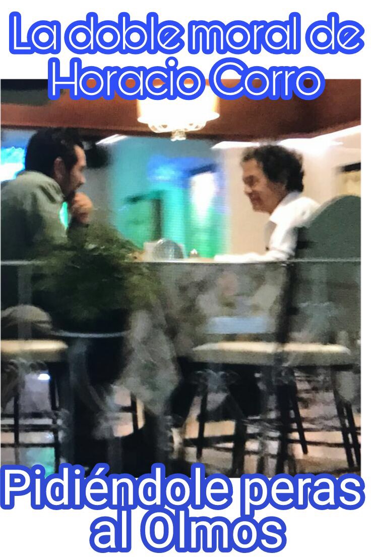 El presidente Aguirre y su asesor de imagen: Horacio Corro Espinosa