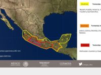 Depresión Tropical evoluciona a Tormenta Tropical “Max”, causará lluvias en Oaxaca