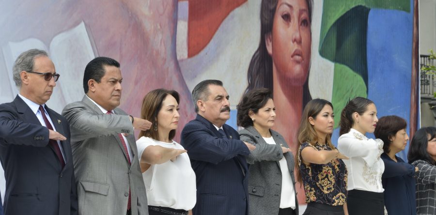 Las y los oaxaqueños honramos el patriotismo al enfrentar en unidad las adversidades: Hernández Fraguas