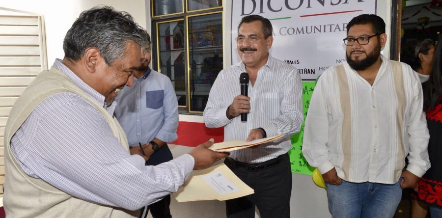 Inaugura Hernández Fraguas tienda comunitaria 197 de DICONSA en San Luis Beltrán