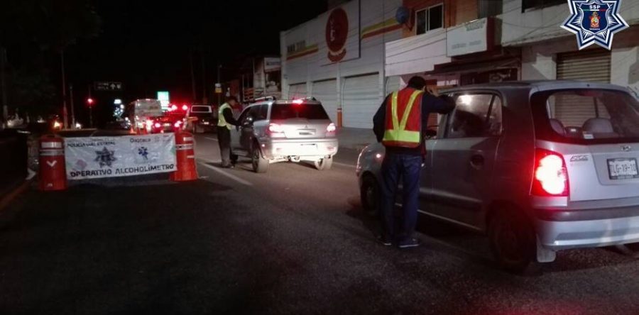Detienen a 11 conductores en Operativo Alcoholímetro en la capital