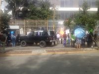 Protestan Trabajadores del Sindicato Independiente de Salud en la JCyA.