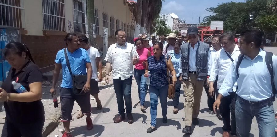 Avanza supervisión de escuelas afectadas por el sismo