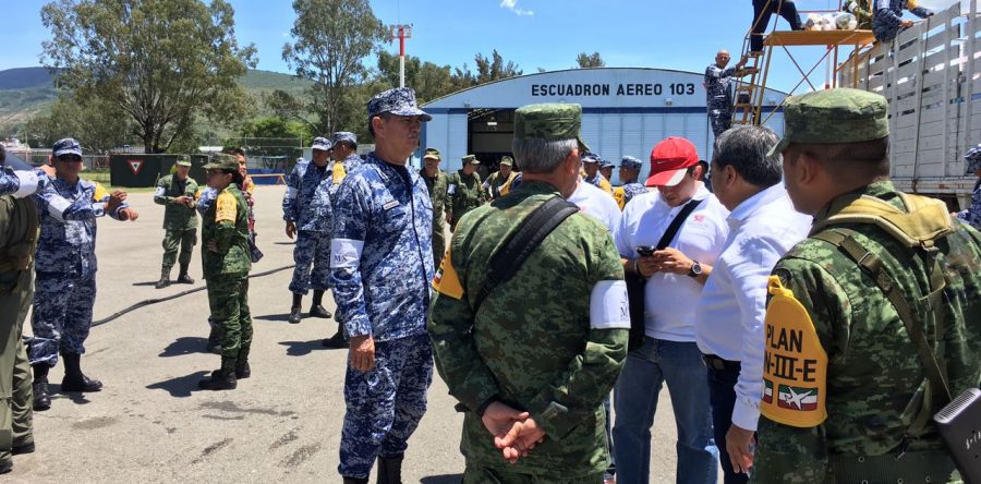 Coordina Gobierno de Oaxaca puente aéreo en atención a la zona Mixe
