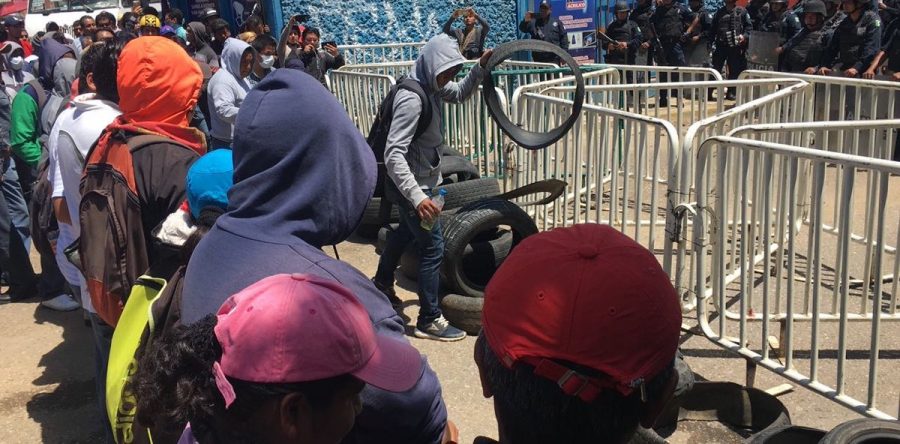 S-22 emprende jornada de lucha en rechazo a la visita de EPN