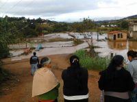 Fuerte lluvia ocasionó daños en Huitzo.