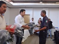 Raúl Cruz refrenda su compromiso con la seguridad de los habitantes de Santa Lucía del Camino.