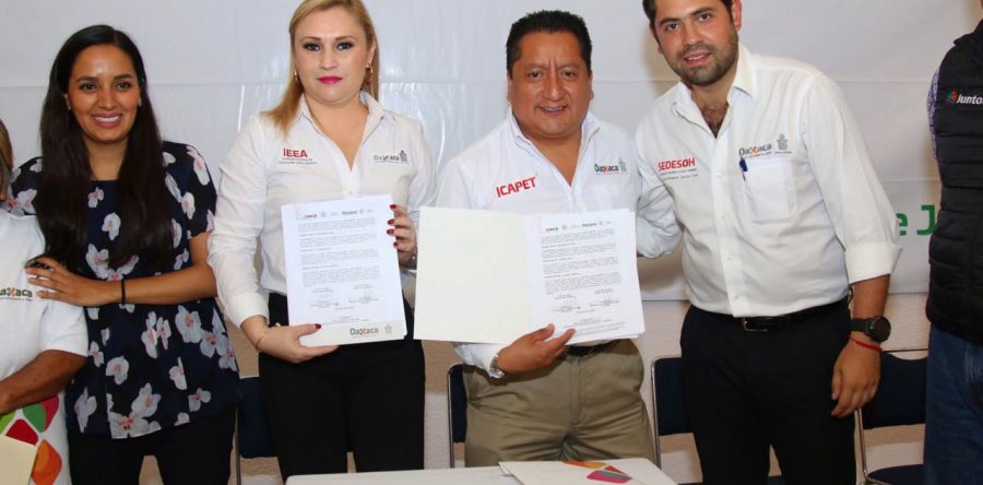 Firma convenio ICAPET con IEEA