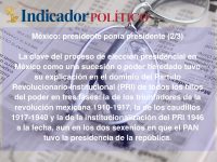 México: presidente ponía presidente (2/3): Carlos Ramírez